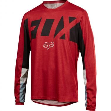 Maillot FOX INDICATOR DRAFTER Manches Longues Rouge FOX Probikeshop 0