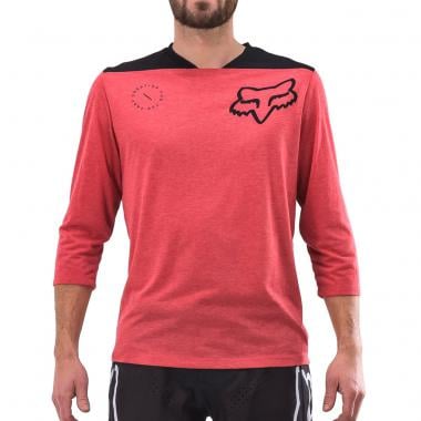 Maillot FOX INDICATOR ASYM Manches 3/4 Rouge FOX Probikeshop 0