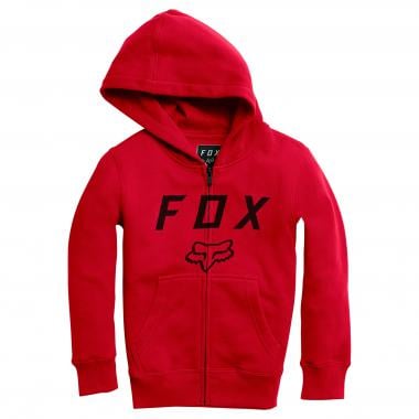 FOX LEGACY MOTH ZIP Zip Through Hoodie Junior Red 0
