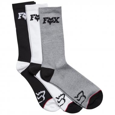 Socken FOX FHEADX CREW 3 Paar Schwarz/Weiß/Grau 2020 0