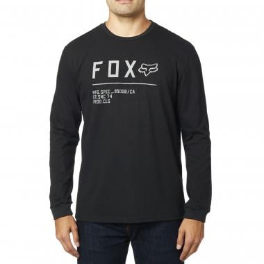 T-Shirt FOX NON STOP Maniche Lunghe Nero 0