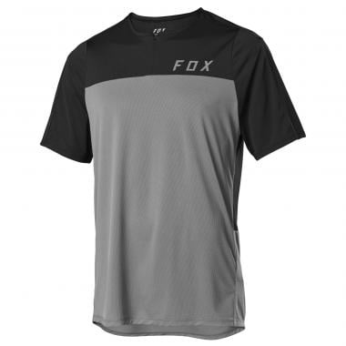 FOX FLEXAIR ZIP Short-Sleeved Jersey Grey 0