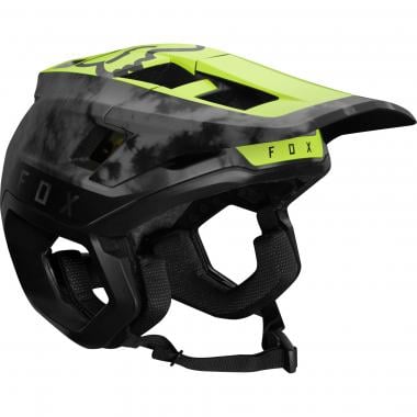 FOX DROPFRAME PRO MIPS MTB Helmet Grey/Neon Yellow 0