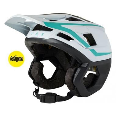 MTB-Helm FOX DROPFRAME PRO MIPS Weiß/Schwarz  0