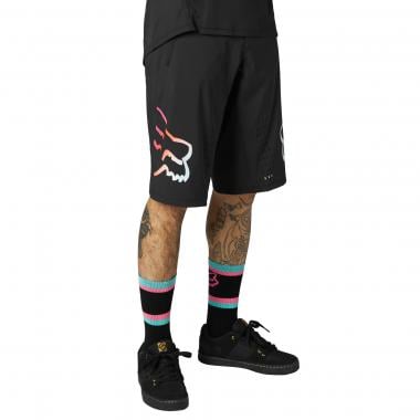 FOX DEFEND Shorts Black/Multicoloured  0