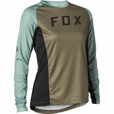 FOX DEFEND Women's Long-Sleeved Jersey Khaki  0