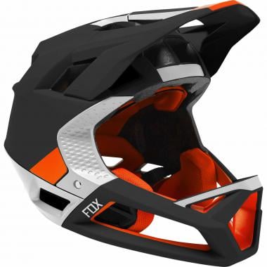 MTB-Helm FOX PROFRAME Schwarz/Weiß/Orange 0