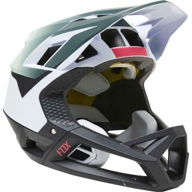 FOX PROFRAME MTB Helmet White/Black/Green 0