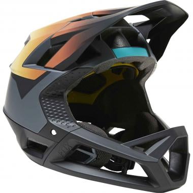 FOX PROFRAME MTB Helmet Black/Orange/Blue 0