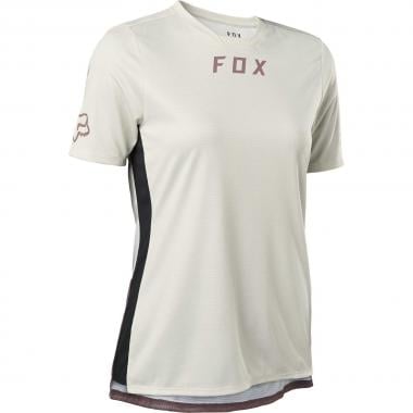 FOX DEFEND Women's Short-Sleeved Jersey White 0