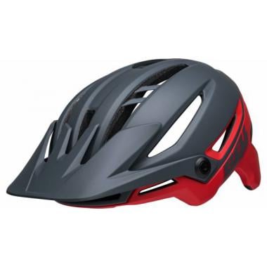 MTB-Helm BELL SIXER MIPS Grau/Rot 0