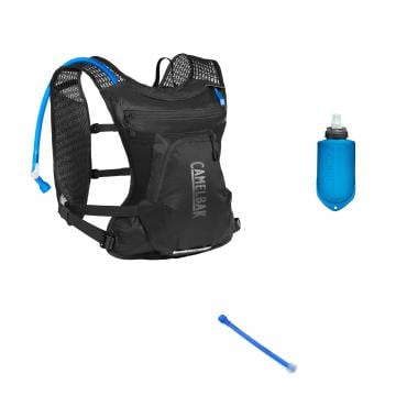 CAMELBAK CHASE BIKE VEST Hydration Backpack Black 2021 + 355 ml Bottle and FREE Flask Tube 0