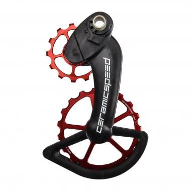 CERAMICSPEED OVERSIZE COATED CAMPAGNOLO 11 Speed Rear Derailleur Cage Red 0