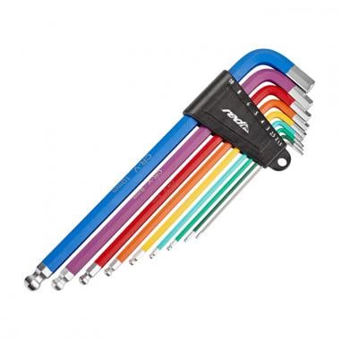 RED CYCLING PRODUCTS RAINBOW Set of 9 Hex Wrenches Ball End 0