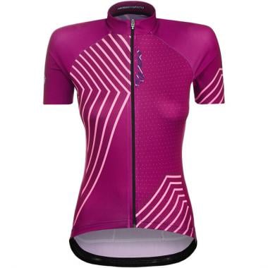 Jersey RED CYCLING MOUNTAIN Mulher Manga Curta Bordeaux/Rosa 0