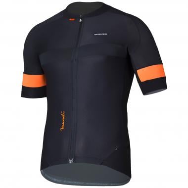 ETXEONDO MENDI Short-Sleeved Jersey Black/Orange 2019 0
