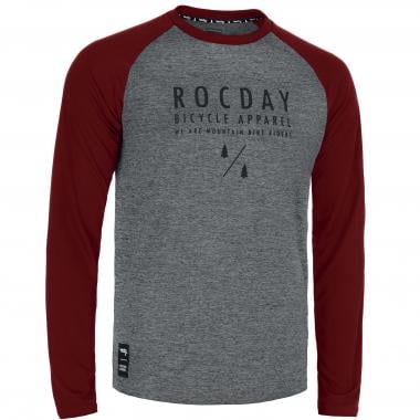 Maillot ROCDAY MANUAL Manches Longues Gris/Rouge ROCDAY Probikeshop 0