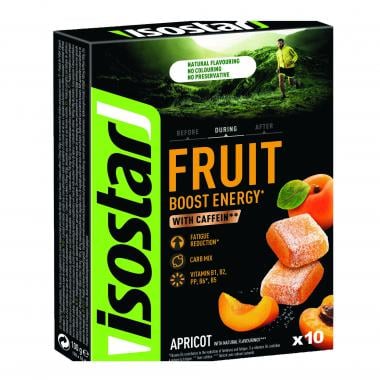 Pack de 10 Pâtes de Fruits ISOSTAR HIGH ENERGY FRUIT BOOST (10 g)