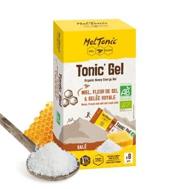 MELTONIC BIO Pack of 8 Energy Gels Salty Organic (160 g) 0
