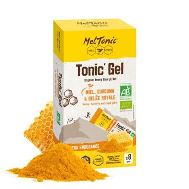 MELTONIC TONIC' GEL ULTRA ENDURANCE BIO Pack of 8 Energy Gels Organic (200 g) 0