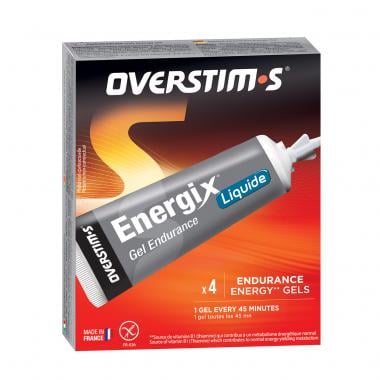 OVERSTIM.S ENERGIX Pack of 4 Energy Gels (30 g) 0