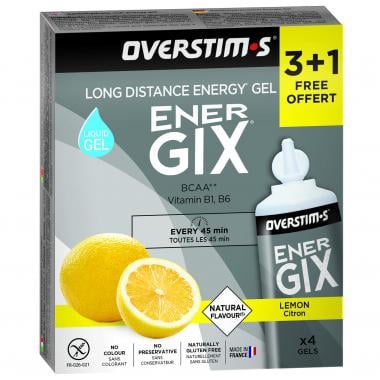 OVERSTIM.S ENERGIX LIQUIDE Pack of 3+1 Energy Gels (30 g) 0