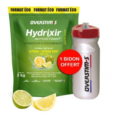 Boisson Énergétique OVERSTIM.S HYDRIXIR ANTIOXYDANT (3 kg) + Bidon Offert OVERSTIM.S Probikeshop 0