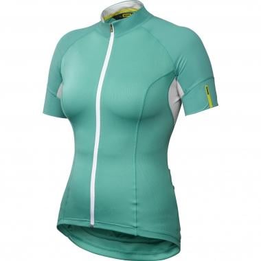 MAVIC KSYRIUM ELITE Women's Short-Sleeved Jersey Blue/Green 0