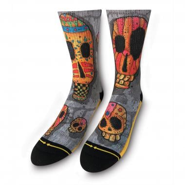 Chaussettes MERGE 4 CANDY SKULLS Gris MERGE 4 Probikeshop 0
