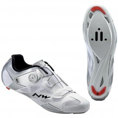 Rennrad-Schuhe NORTHWAVE SONIC 2 PLUS Weiß/Silber 0