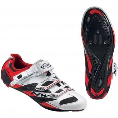 NORTHWAVE SONIC 2 SRS Road Shoes White/Black/Red 0