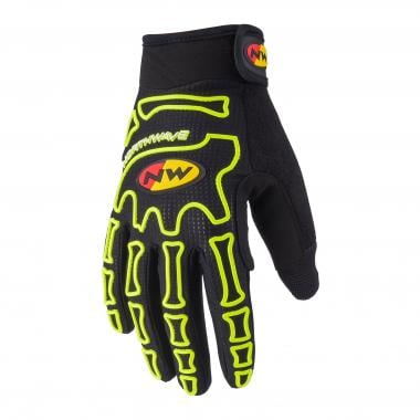 NORTHWAVE SKELETON Gloves Black/Yellow 0