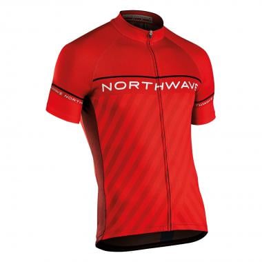 Maillot NORTHWAVE LOGO 3 Manches Courtes Rouge NORTHWAVE Probikeshop 0