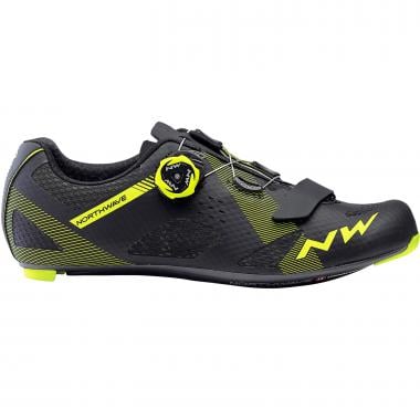 NORTHWAVE STORM CARBON Road Shoes Black/Yellow 0