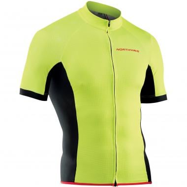 Maillot NORTHWAVE FORCE Manches Courtes Jaune