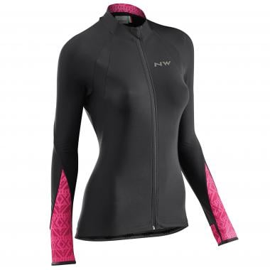 Maillot NORTHWAVE ALLURE Mujer Mangas largas Negro/Rosa 0