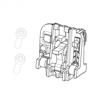 Montageset BOSCH für POWERTUBE-Akku 750 Horizontal/Vertikale Schlossseite #EB12900006 0