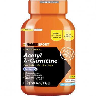 Bote de 60 comprimidos de complementos alimenticios NAMEDSPORT ACETYL L-CARNITINE 0