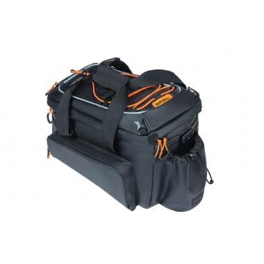 Sacoche de Porte-Bagages BASIL Miles Tarpaulin Trunkbag XL Pro MIK 9-36L Noir/Orange BASIL Probikeshop 0