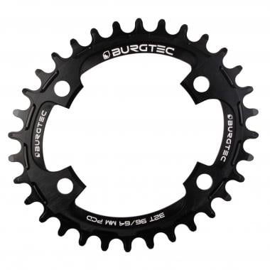 BURGTEC THICK THIN OVAL 10/11/12 Speed Single Chainring Narrow Wide 4 Arms 64/96 mm Black 0