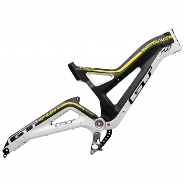 Cadre VTT GT BICYCLES FURY WORLD CUP 26" Noir/Blanc/Jaune 2013 GT BICYCLES Probikeshop 0