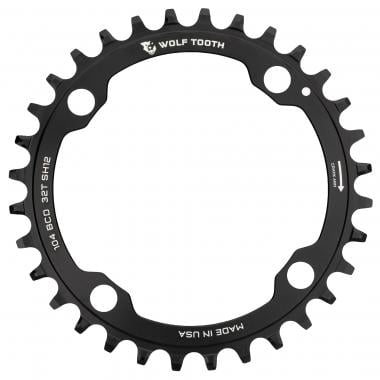 WOLF TOOTH 104 BCD 12 Speed Shimano Chainring 4 Arms 104mm Black 0