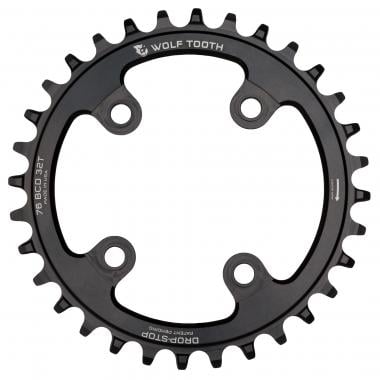 Plato WOLF TOOTH 76 BCD 10/11/12V Sram XX1/Specialized STOUT 4 tornillos 76 mm Negro 0