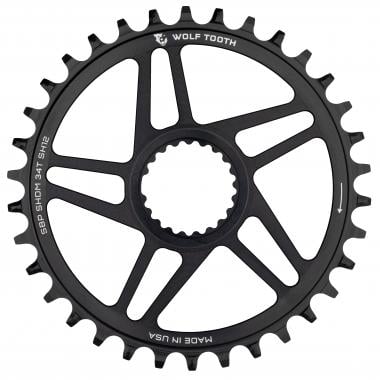 WOLF TOOTH BOOST 12 Speed Single Chainring Shimano Direct Mount 3mm Offset Black 0