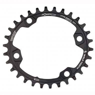 WOLF TOOTH ELLIPTICAL 96 BCD 11 Speed Shimano XT M8000/SLX M7000 Chainring 4 Arms 96mm Black 0