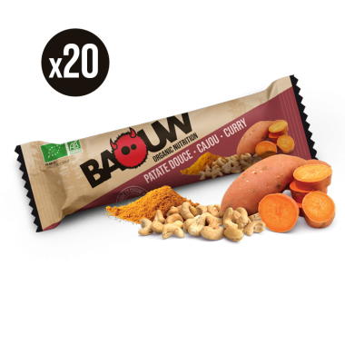 Energieriegel 20er-Pack BAOUW! BIO Salzig Süßkartoffel/Cashew/Curry 0