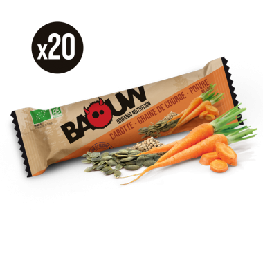 BAOUW! BIO Pack of 20 Energy Bars Carrot/Pumpkin seeds/Coconut 0