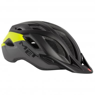 MET CROSSOVER Helmet Black/Neon Yellow 0