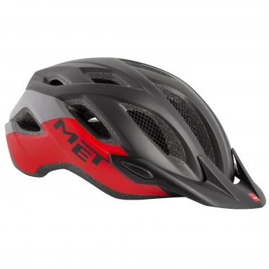 MET CROSSOVER Helmet Black/Mat Red 0