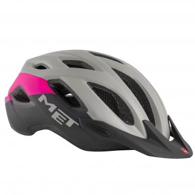 MET CROSSOVER Helmet Grey/Mat Pink 0